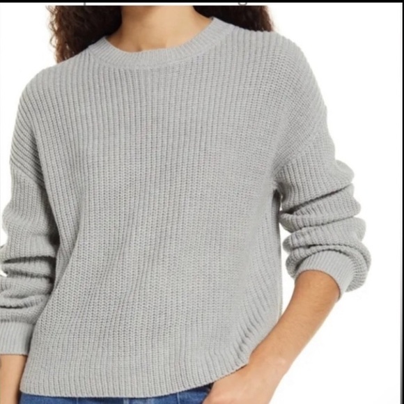 bp Sweaters - BP Gray Cleo Crop Crewneck
Sweater NWT Size XS